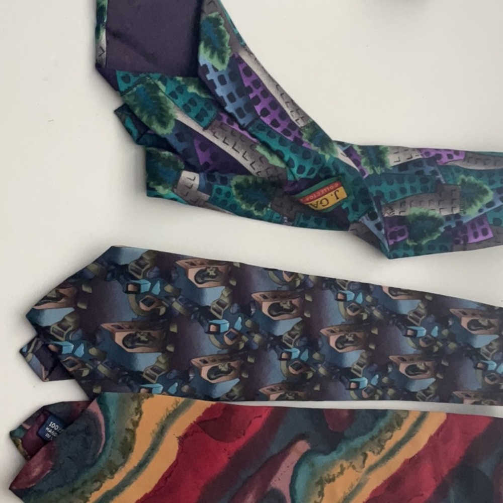 Colorful Patterned Ties Set